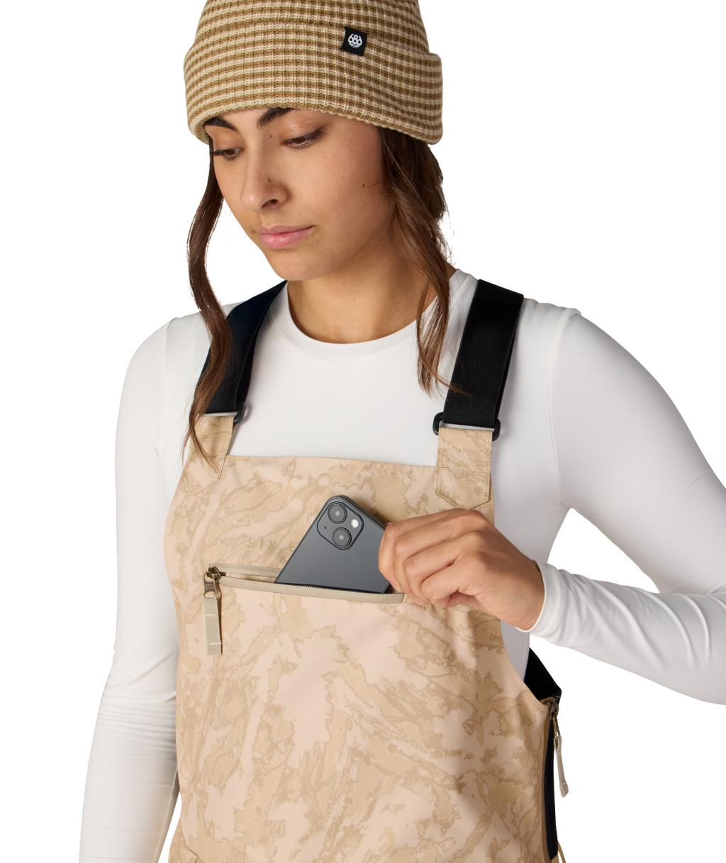 WOMENS REGALIA™ BIB - LIMESTONE SCRATCH CAMO