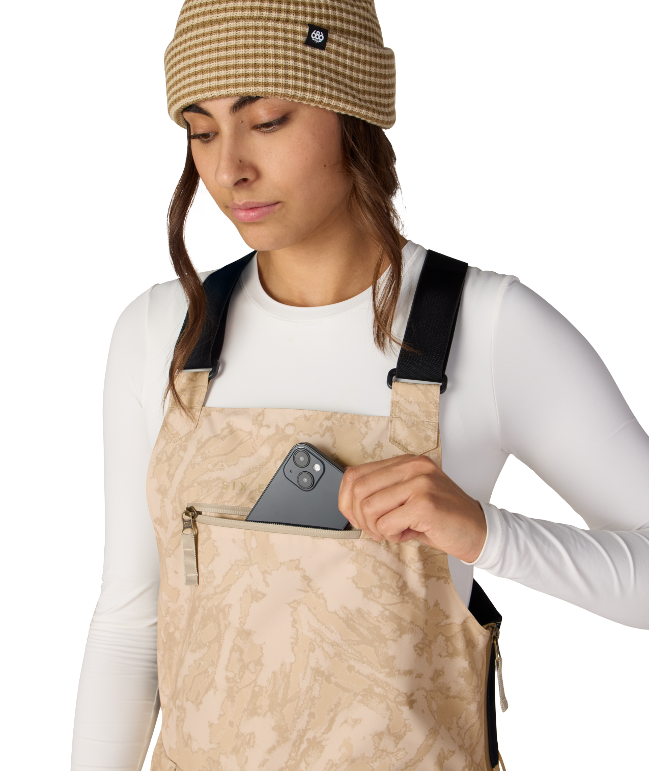 WOMENS REGALIA™ BIB - LIMESTONE SCRATCH CAMO