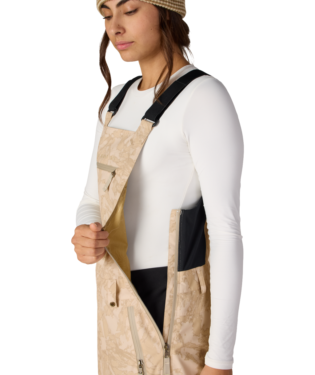 WOMENS REGALIA™ BIB - LIMESTONE SCRATCH CAMO