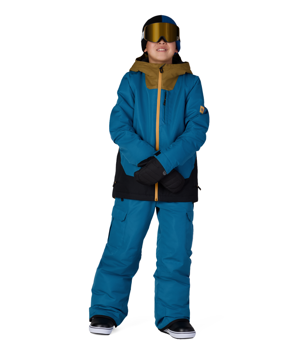 BOYS GATEWAY™ INSULATED JACKET - BLUE ASH COLORBLOCK