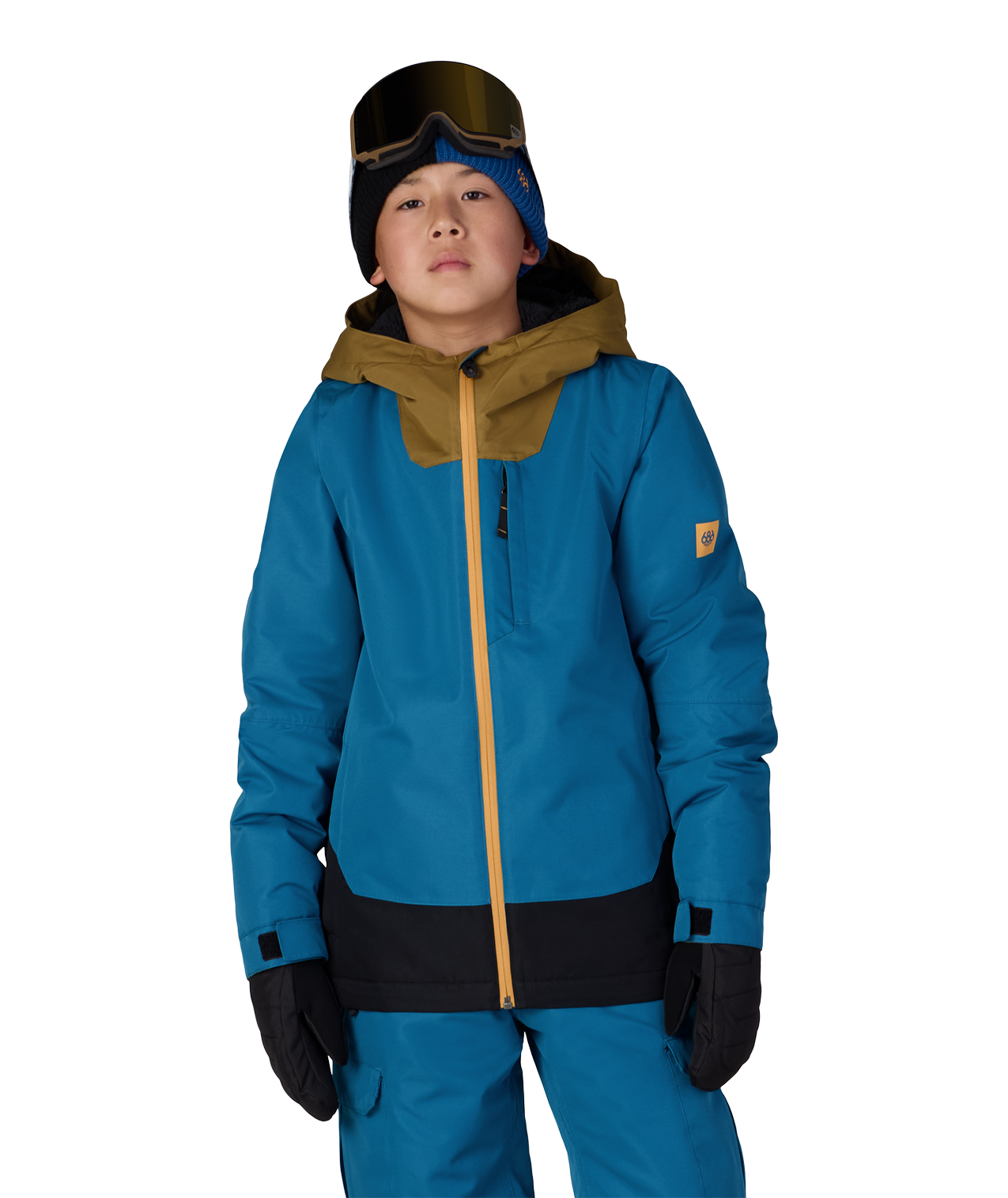 BOYS GATEWAY™ INSULATED JACKET - BLUE ASH COLORBLOCK