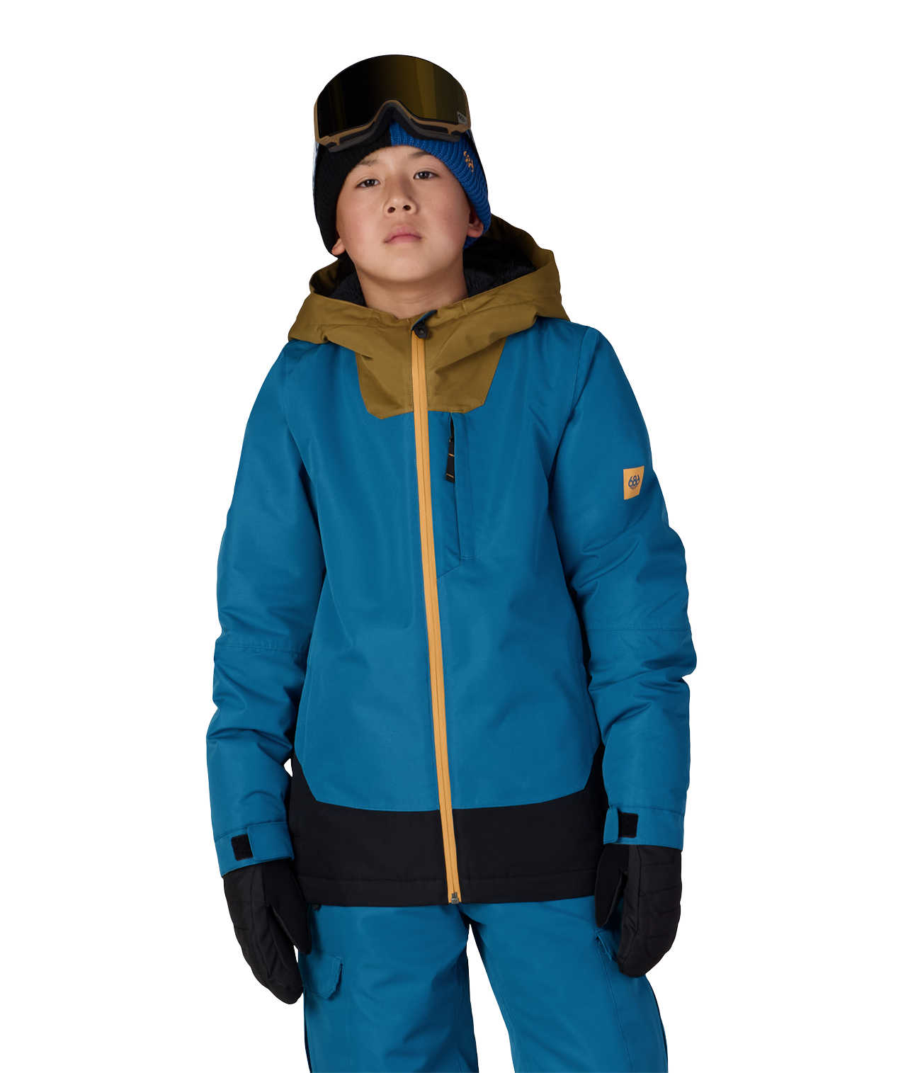 BOYS GATEWAY™ INSULATED JACKET - BLUE ASH COLORBLOCK