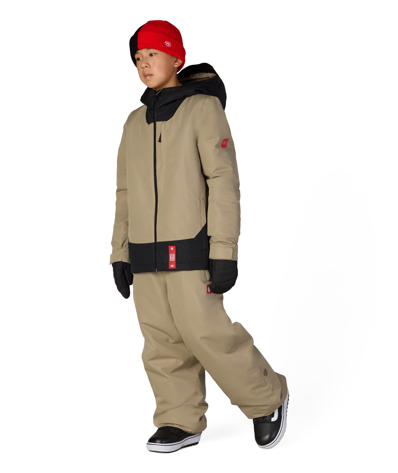 BOYS GATEWAY™ INSULATED JACKET - KHAKI COLORBLOCK