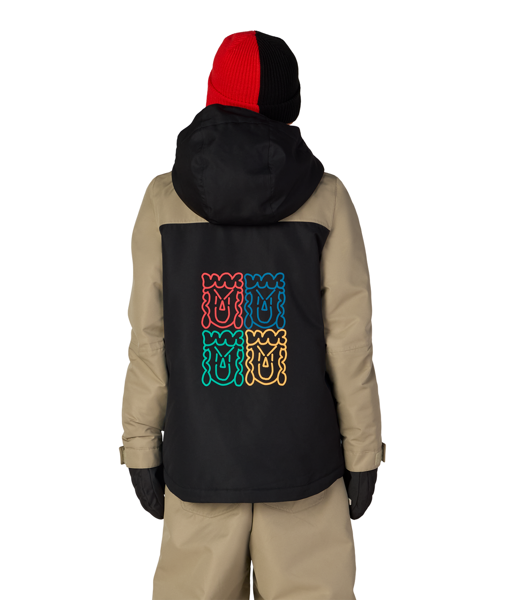 BOYS GATEWAY™ INSULATED JACKET - KHAKI COLORBLOCK