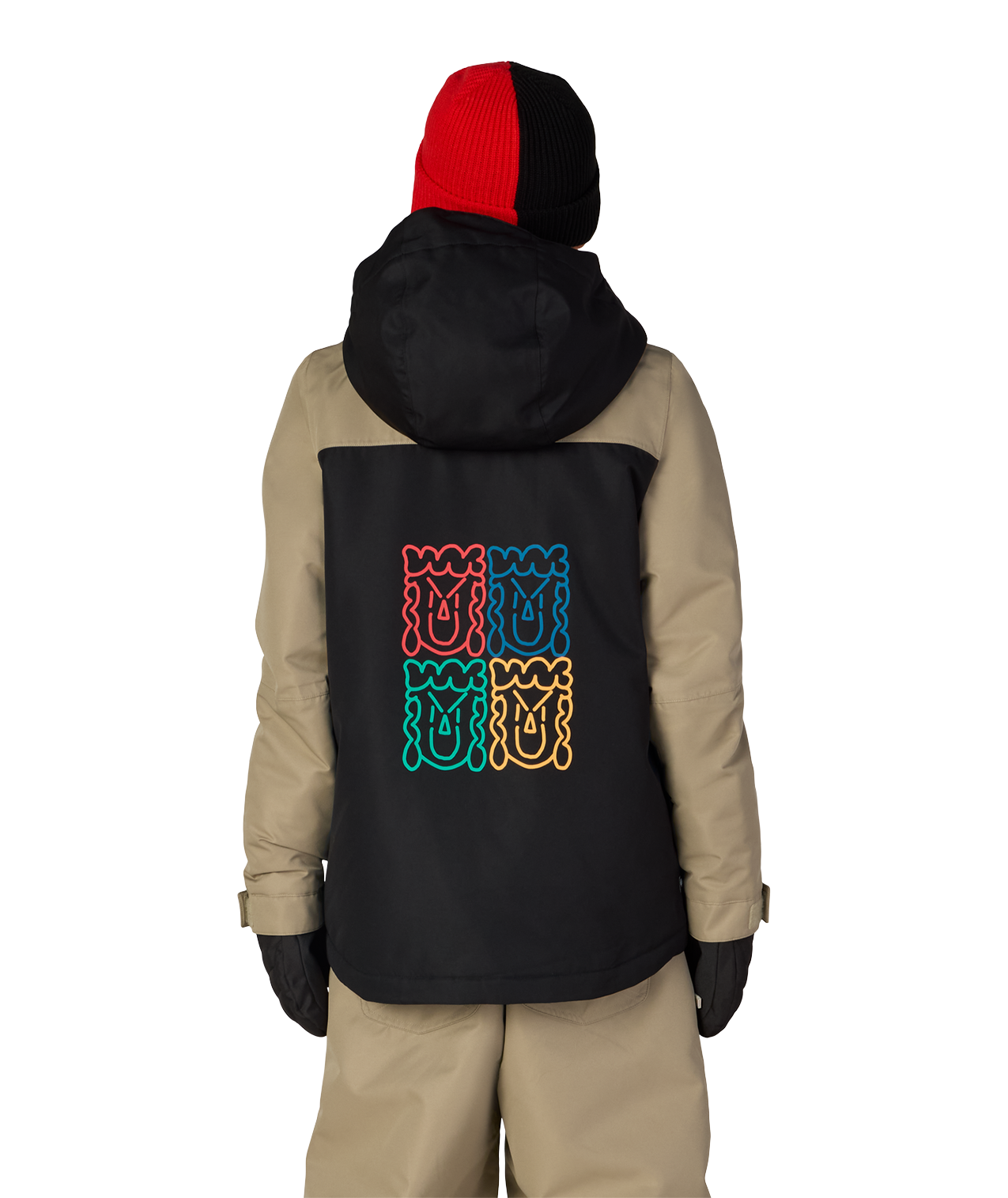 BOYS GATEWAY™ INSULATED JACKET - KHAKI COLORBLOCK