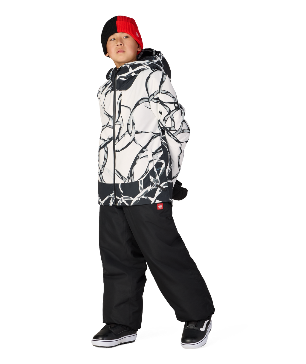 BOYS GATEWAY™ INSULATED JACKET - WHITE WIRE COLORBLOCK
