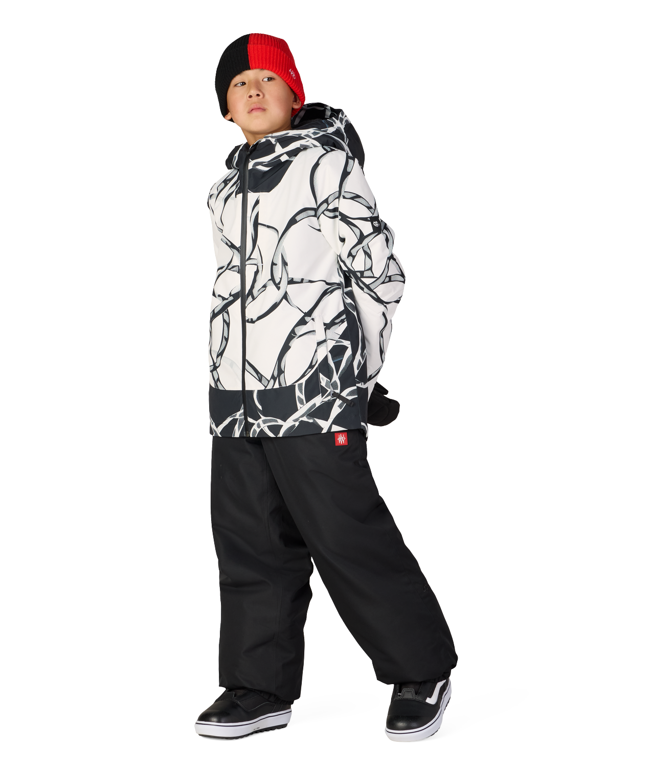 BOYS GATEWAY™ INSULATED JACKET - WHITE WIRE COLORBLOCK