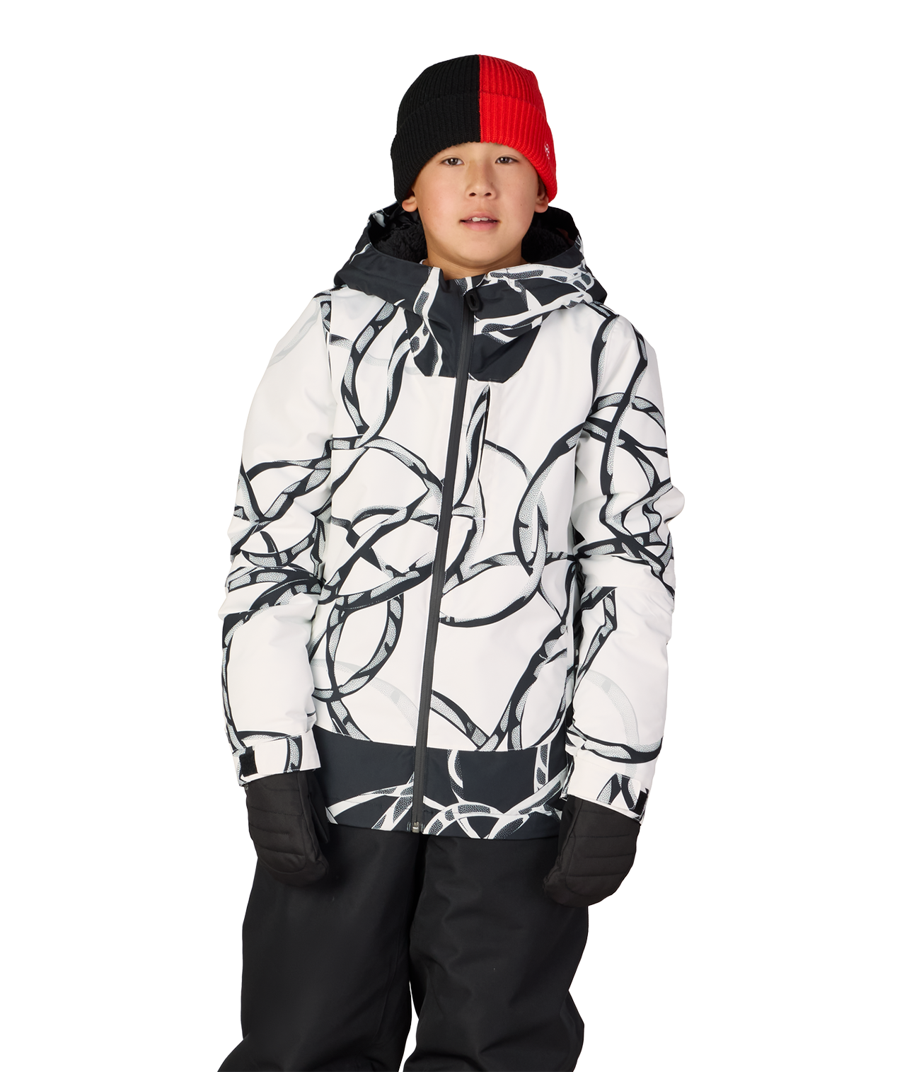 BOYS GATEWAY™ INSULATED JACKET - WHITE WIRE COLORBLOCK
