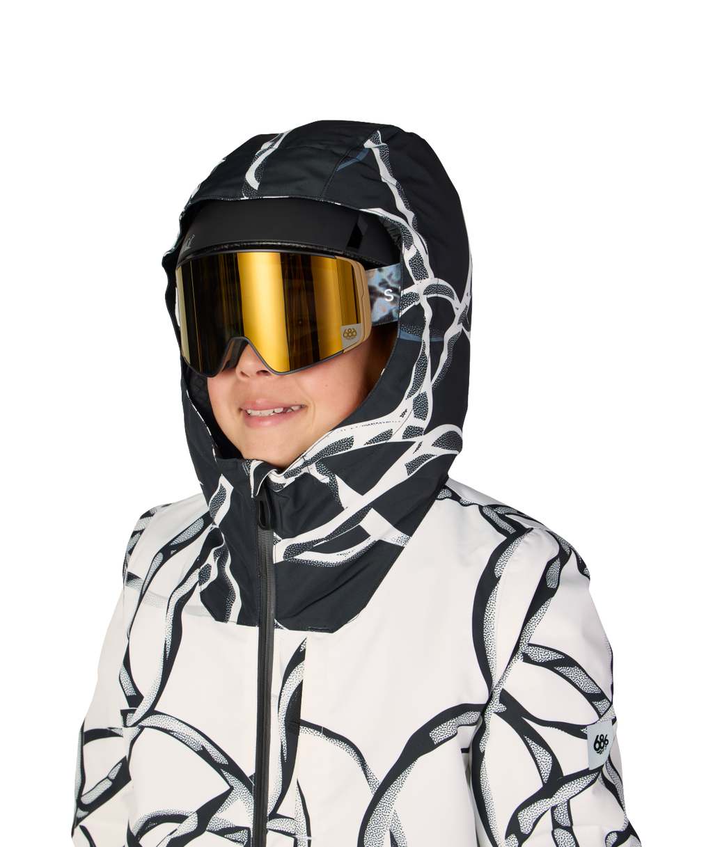 BOYS GATEWAY™ INSULATED JACKET - WHITE WIRE COLORBLOCK