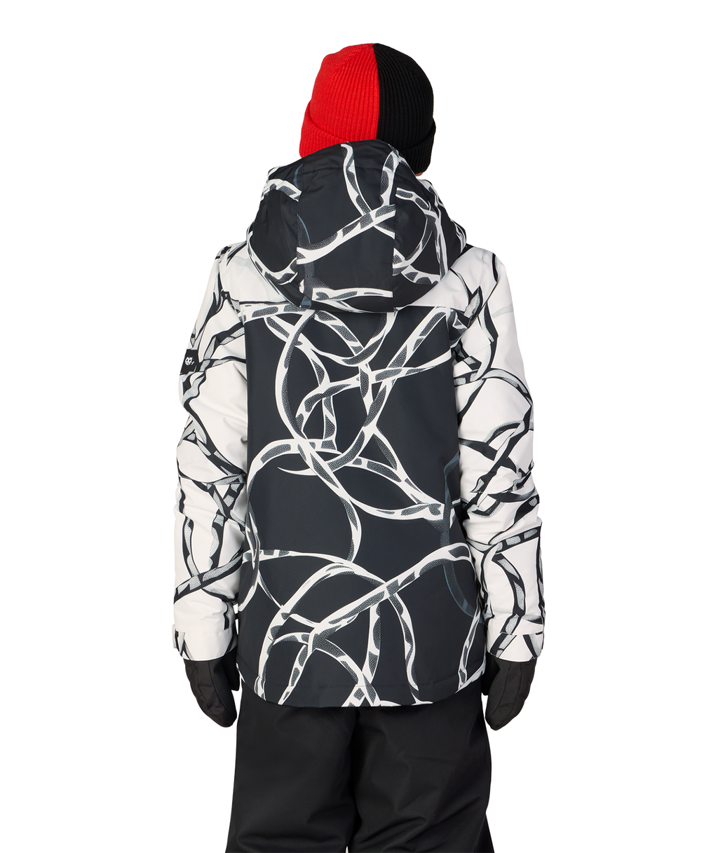 BOYS GATEWAY™ INSULATED JACKET - WHITE WIRE COLORBLOCK