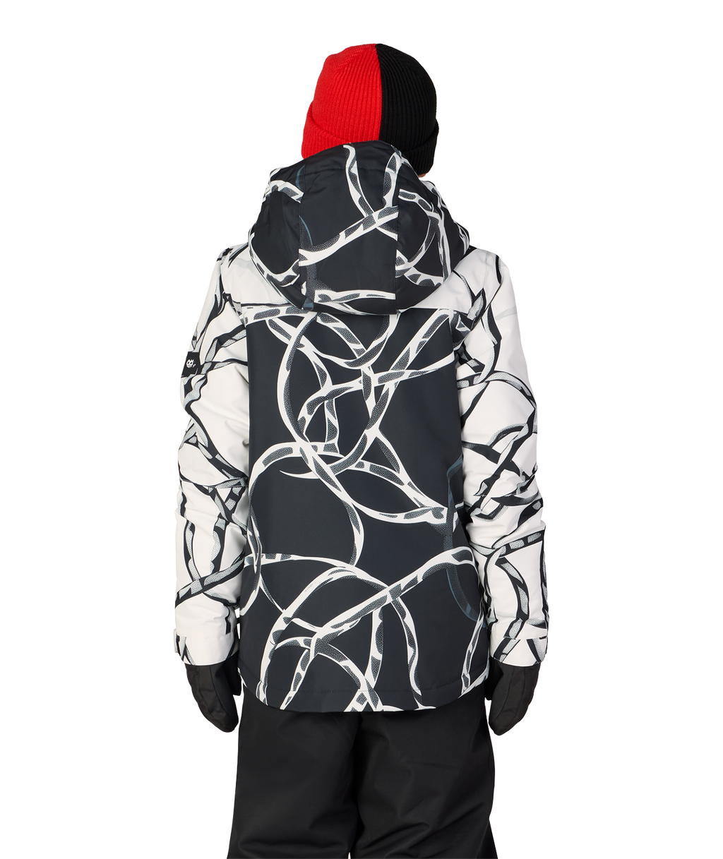 BOYS GATEWAY™ INSULATED JACKET - WHITE WIRE COLORBLOCK