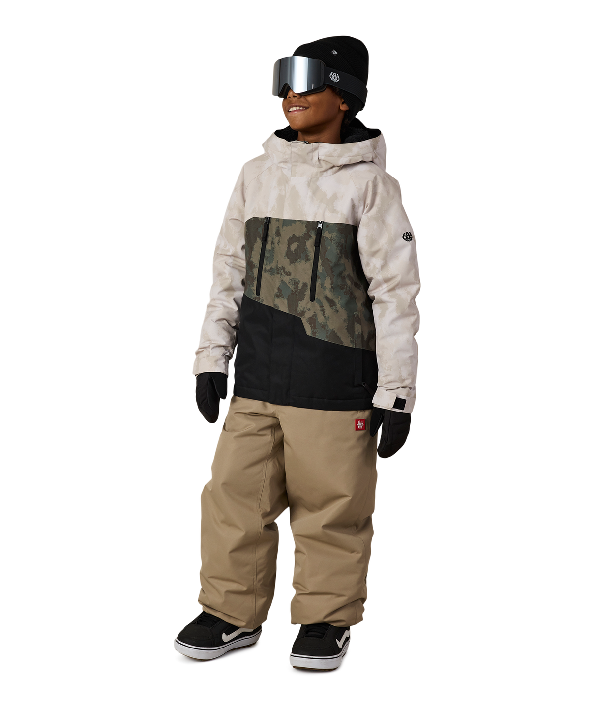 BOYS 686 DOJO® INSULATED PANT - KHAKI
