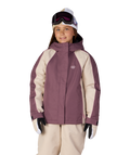 GIRLS HOLOGRAM™ INSULATED JACKET - BLACK PLUM COLORBLOCK