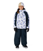 GIRLS HOLOGRAM™ INSULATED JACKET - BLUE PORCELAIN COLORBLOCK