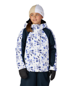 GIRLS HOLOGRAM™ INSULATED JACKET - BLUE PORCELAIN COLORBLOCK