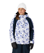 GIRLS HOLOGRAM™ INSULATED JACKET - BLUE PORCELAIN COLORBLOCK