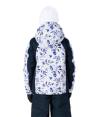 GIRLS HOLOGRAM™ INSULATED JACKET - BLUE PORCELAIN COLORBLOCK
