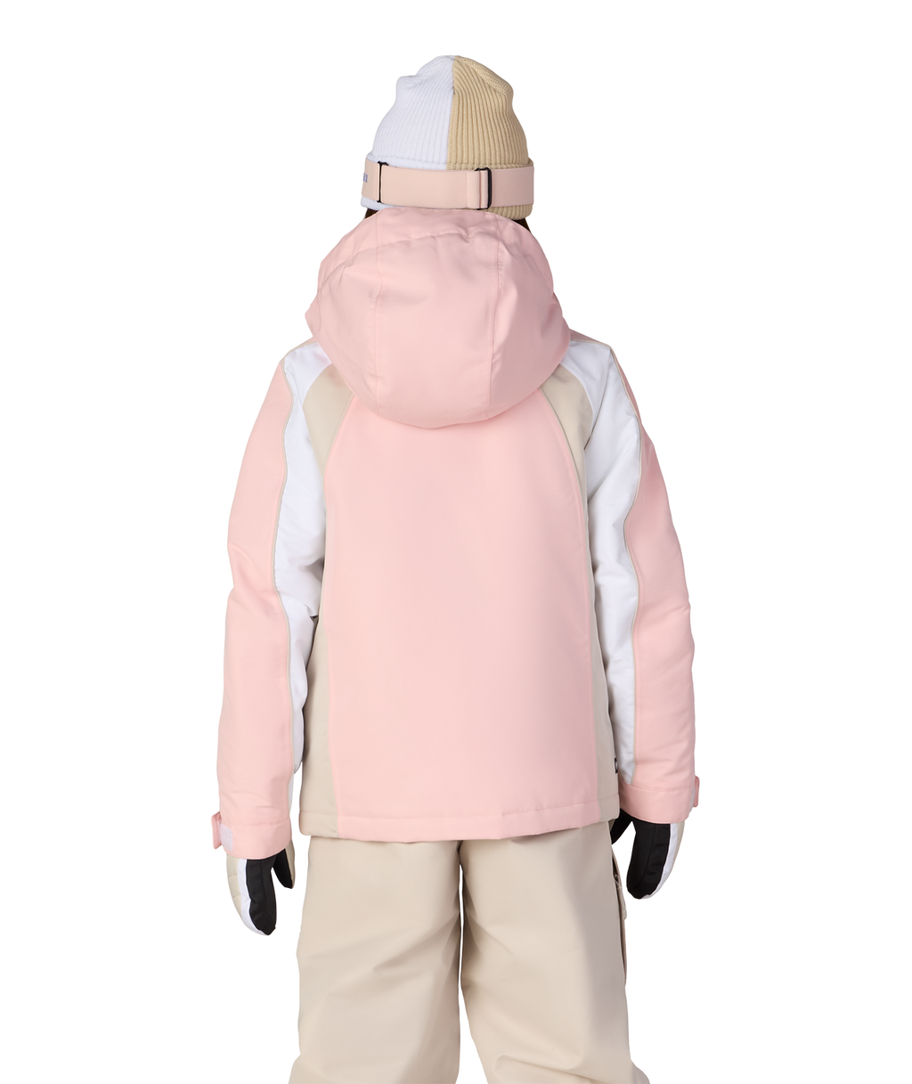GIRLS HOLOGRAM™ INSULATED JACKET - LOTUS COLORBLOCK