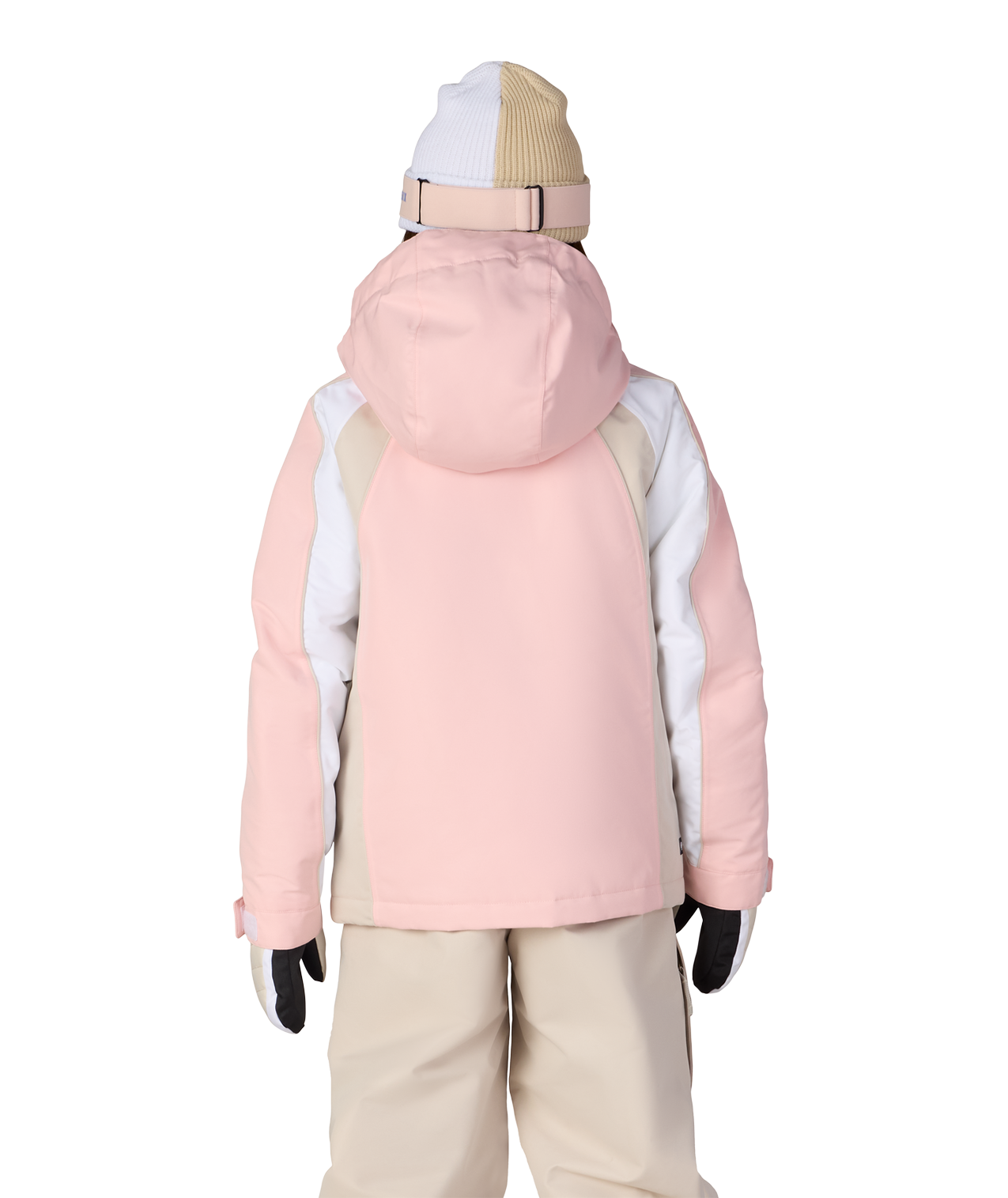GIRLS HOLOGRAM™ INSULATED JACKET - LOTUS COLORBLOCK