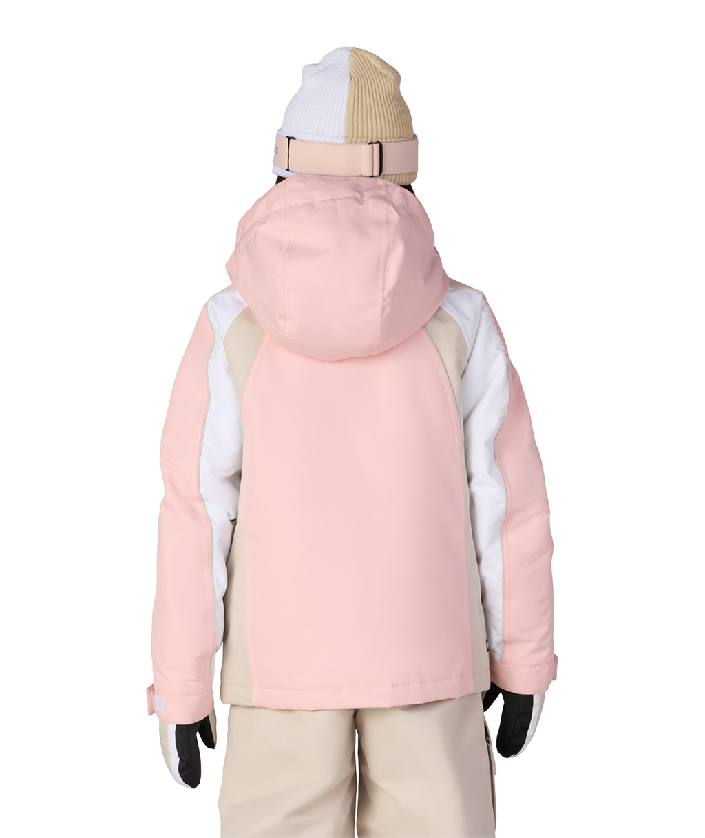 GIRLS HOLOGRAM™ INSULATED JACKET - LOTUS COLORBLOCK