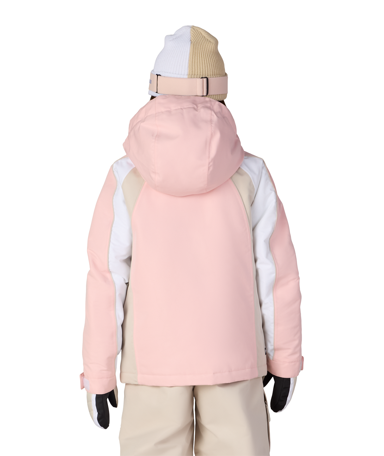 GIRLS HOLOGRAM™ INSULATED JACKET - LOTUS COLORBLOCK