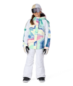 GIRLS HOLOGRAM™ INSULATED JACKET - WASABI SEDIMENTARY
