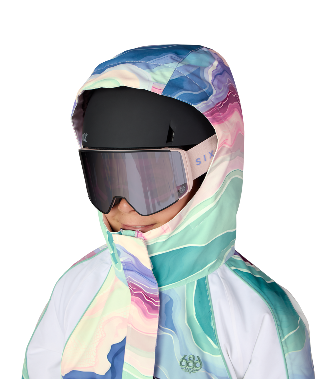 GIRLS HOLOGRAM™ INSULATED JACKET - WASABI SEDIMENTARY