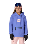 YOUTH WATERPROOF HOODY - ALPENGLOW BLUE