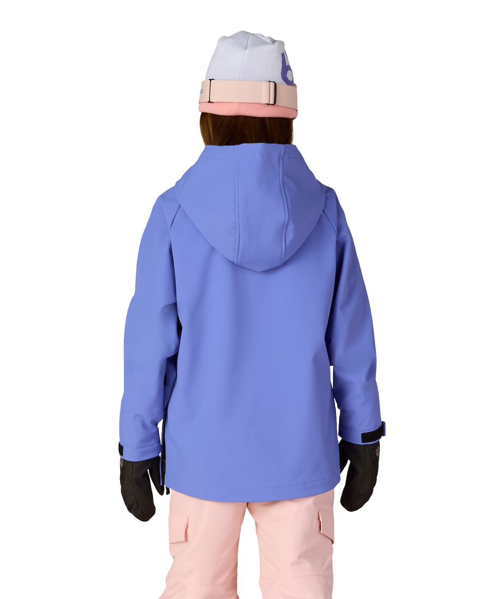 YOUTH WATERPROOF HOODY - ALPENGLOW BLUE