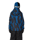 YOUTH WATERPROOF HOODY - BLUE ASH SHAPES
