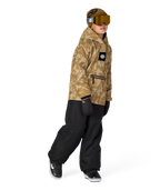 YOUTH WATERPROOF HOODY - BRONZE SCRATCH CAMO