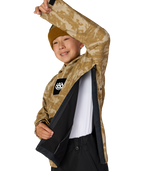 YOUTH WATERPROOF HOODY - BRONZE SCRATCH CAMO