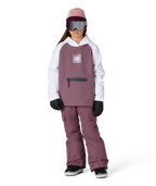 YOUTH WATERPROOF HOODY - WHITE COLORBLOCK