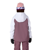 YOUTH WATERPROOF HOODY - WHITE COLORBLOCK