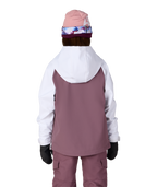 YOUTH WATERPROOF HOODY - WHITE COLORBLOCK