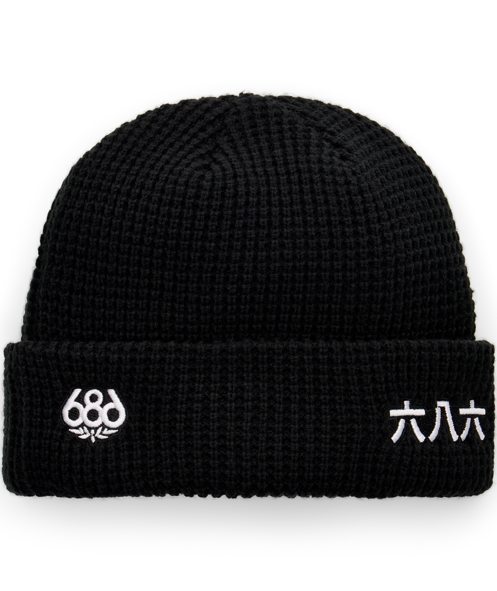 KANJI BEANIE - BLACK