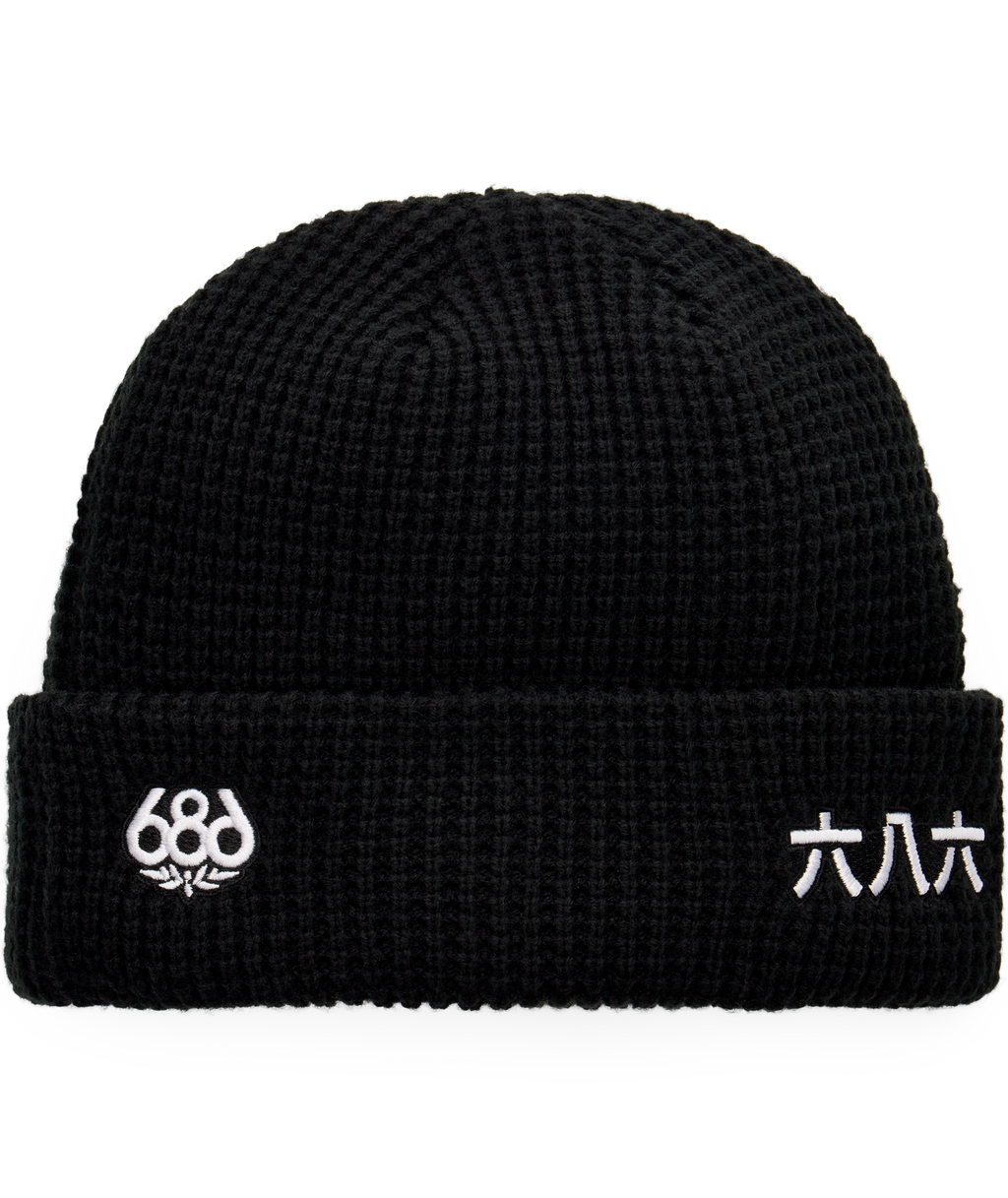 KANJI BEANIE - BLACK