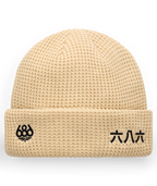 KANJI BEANIE - LIMESTONE