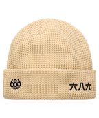 KANJI BEANIE - LIMESTONE