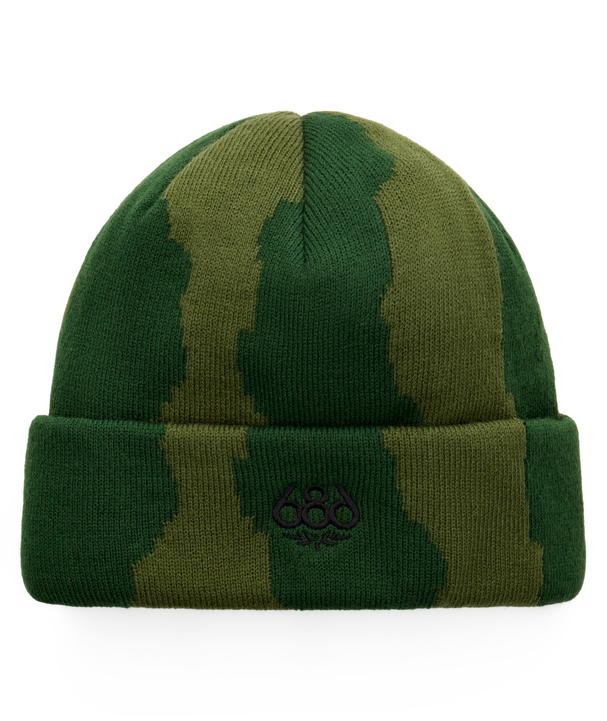 TORN BEANIE - MOSS GREEN