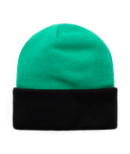 YOUTH WREATH FLEECE LINED BEANIE - DEEP GREEN