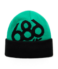 YOUTH WREATH FLEECE LINED BEANIE - DEEP GREEN