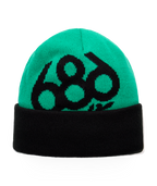 YOUTH WREATH FLEECE LINED BEANIE - DEEP GREEN