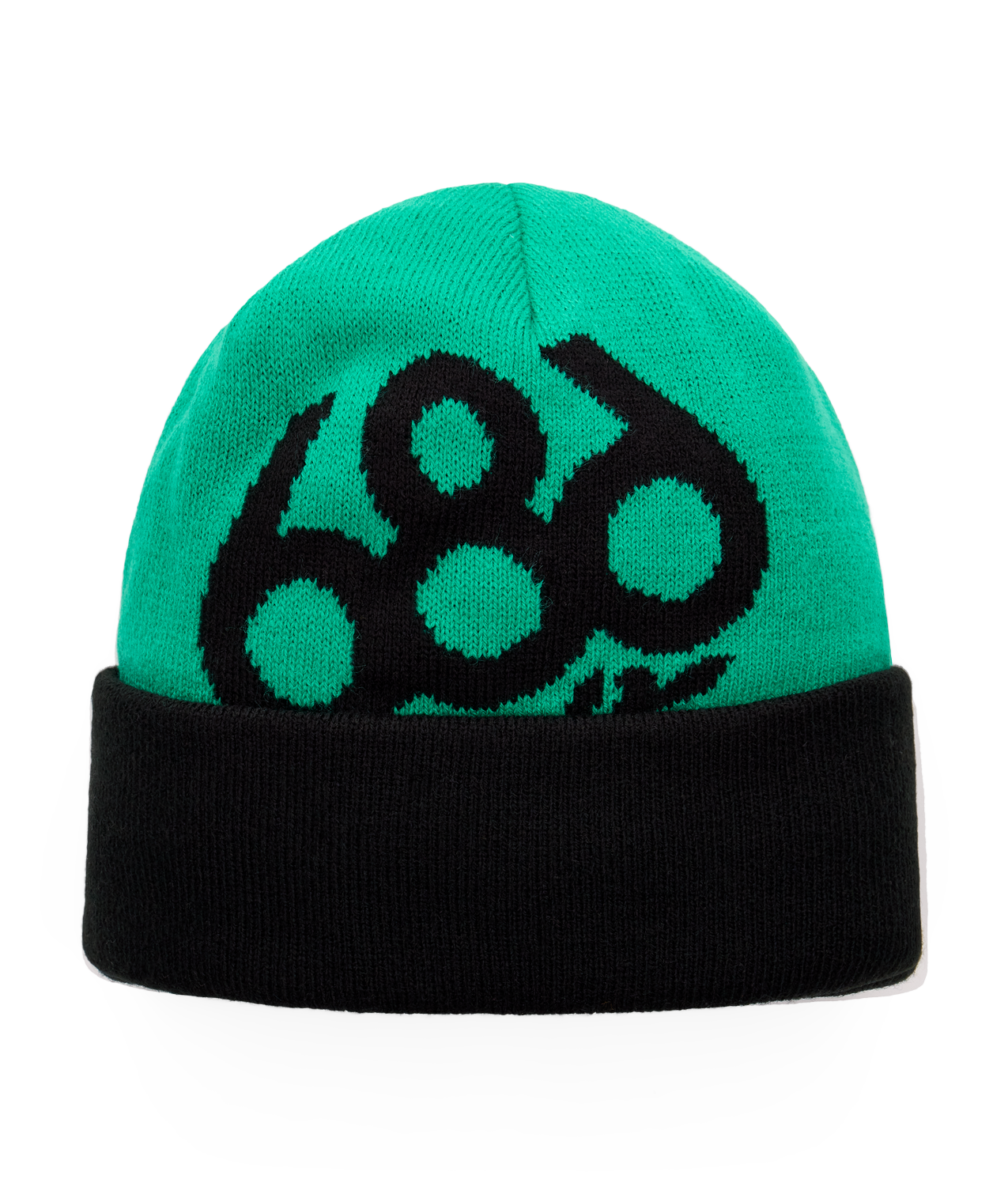 YOUTH WREATH FLEECE LINED BEANIE - DEEP GREEN