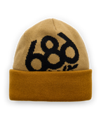 YOUTH WREATH FLEECE LINED BEANIE - KHAKI