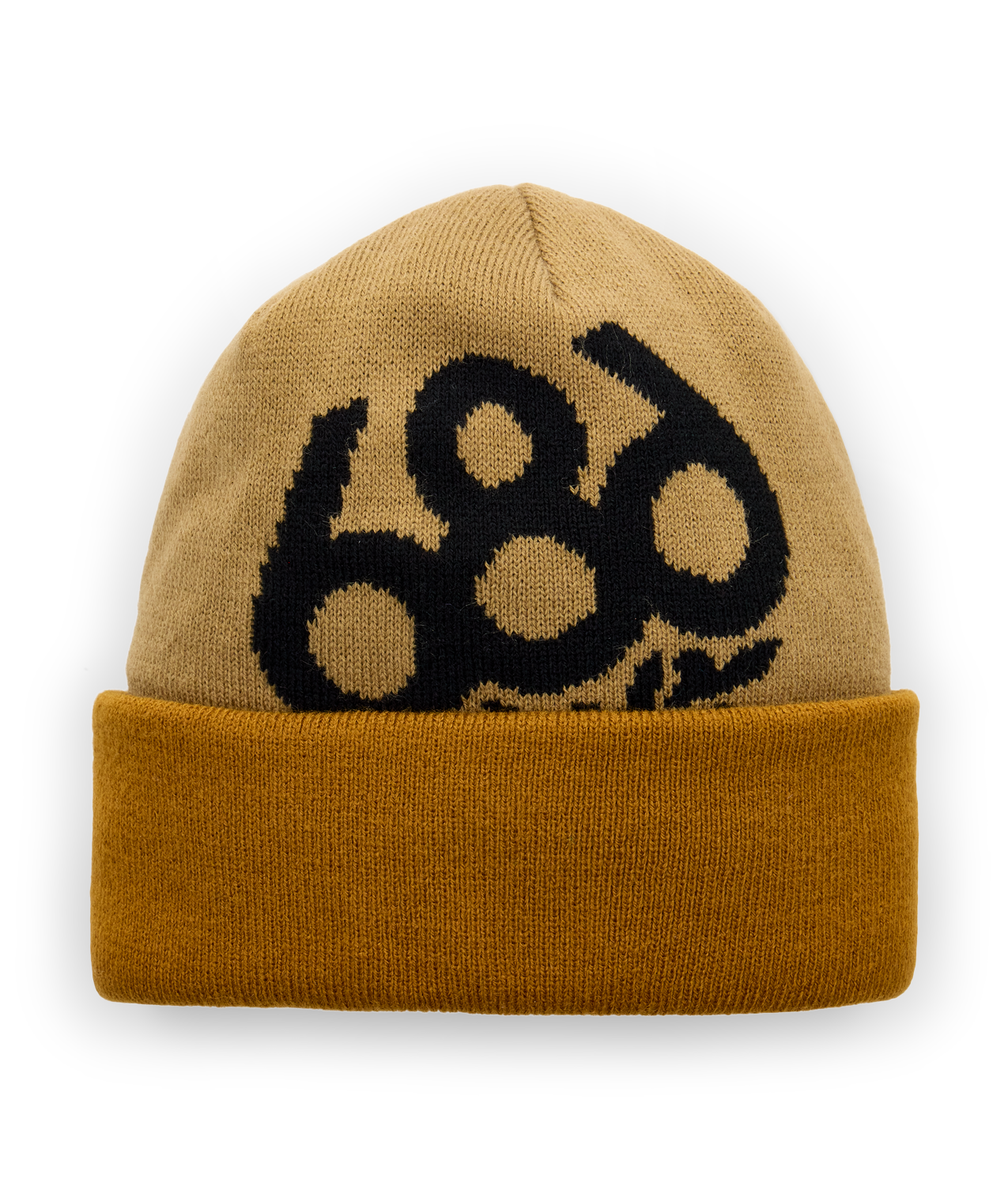 YOUTH WREATH FLEECE LINED BEANIE - KHAKI