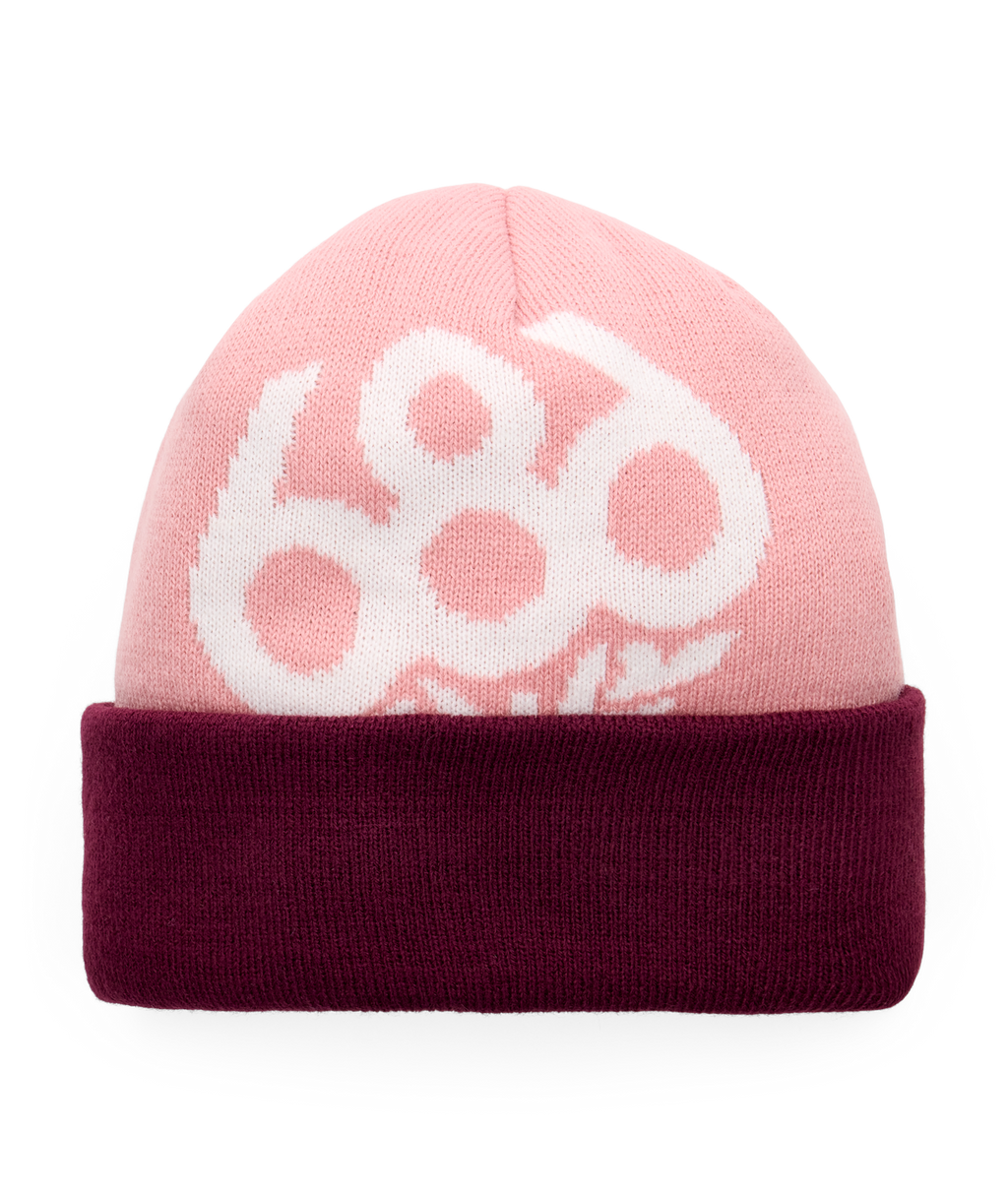 YOUTH WREATH FLEECE LINED BEANIE - SMOKEY LILAC