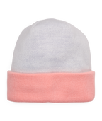 YOUTH WREATH FLEECE LINED BEANIE - WHITE