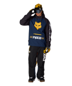 MENS FOX RACING WATERPROOF HOODY - FOX NAVY COLORBLOCK
