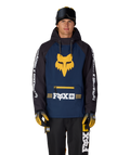 MENS FOX RACING WATERPROOF HOODY - FOX NAVY COLORBLOCK